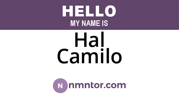 Hal Camilo