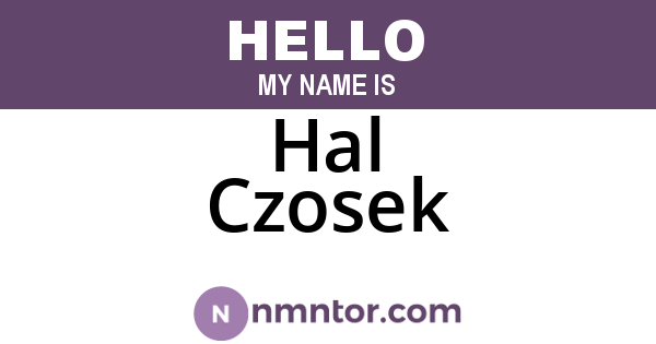 Hal Czosek