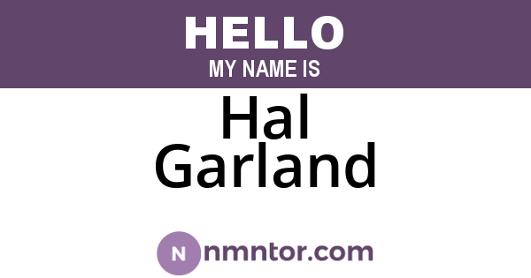 Hal Garland