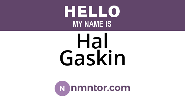 Hal Gaskin