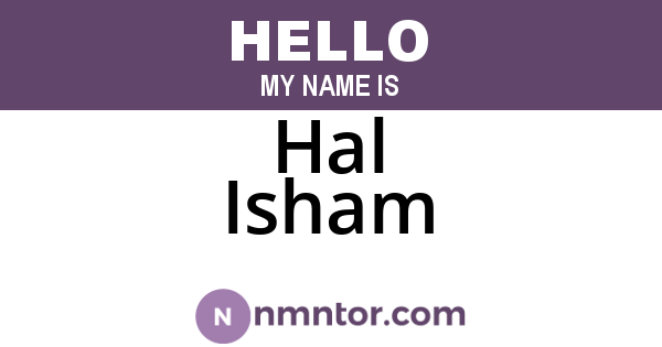 Hal Isham