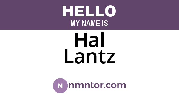 Hal Lantz