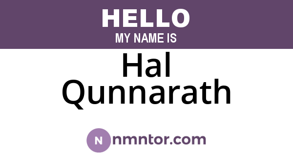 Hal Qunnarath