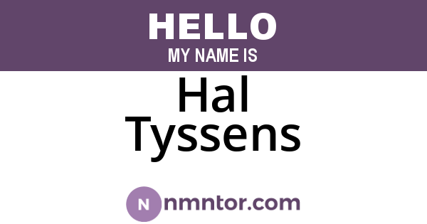 Hal Tyssens
