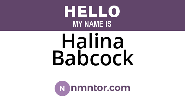 Halina Babcock