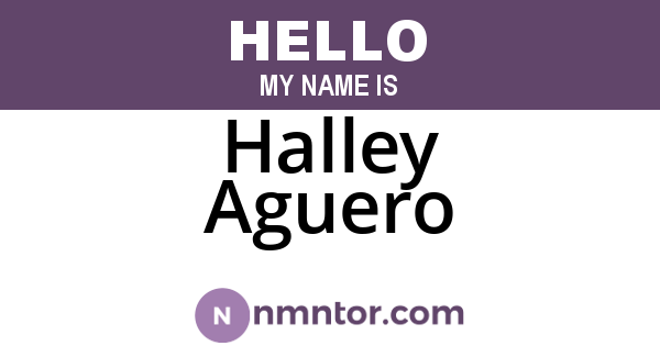 Halley Aguero