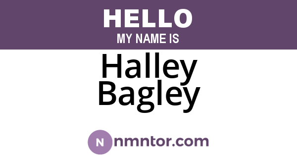 Halley Bagley
