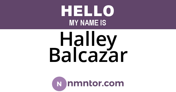 Halley Balcazar