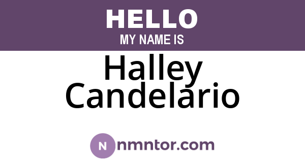 Halley Candelario