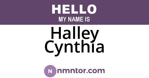 Halley Cynthia