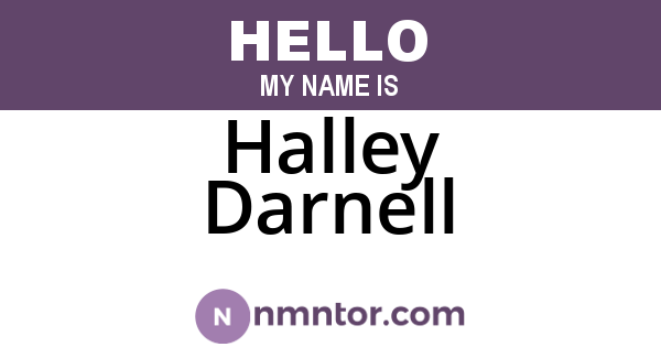 Halley Darnell