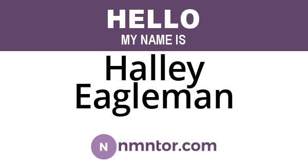 Halley Eagleman