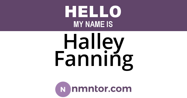 Halley Fanning
