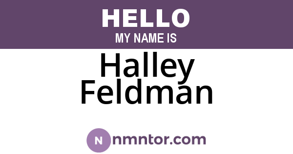 Halley Feldman