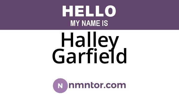 Halley Garfield