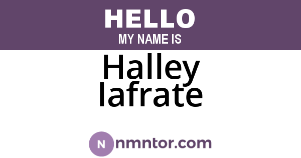 Halley Iafrate
