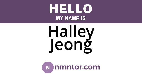 Halley Jeong