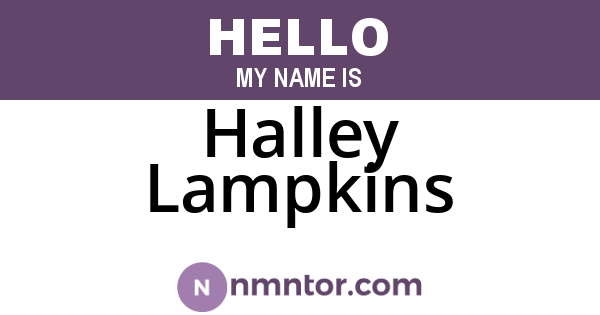 Halley Lampkins