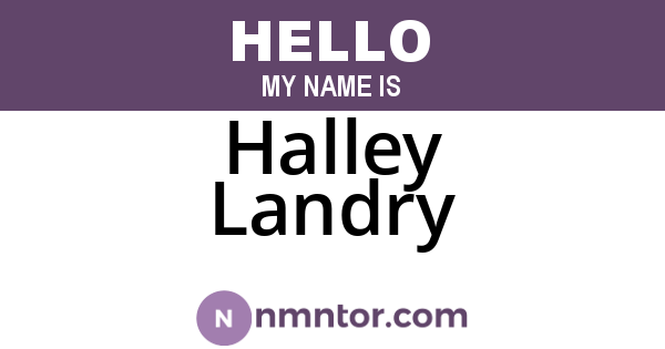 Halley Landry