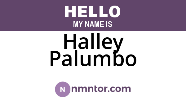 Halley Palumbo