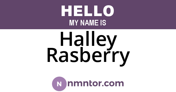 Halley Rasberry