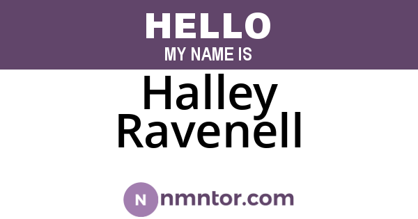 Halley Ravenell