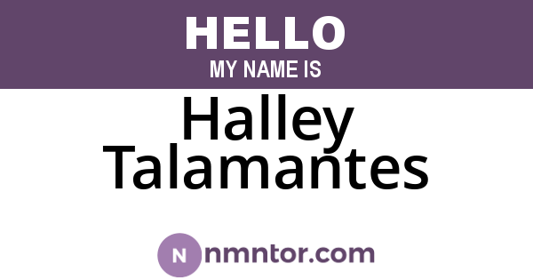 Halley Talamantes