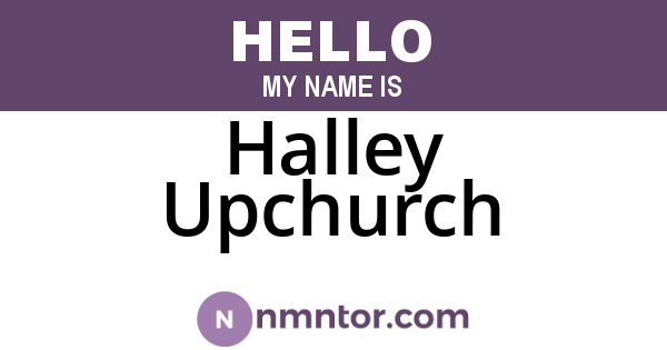 Halley Upchurch