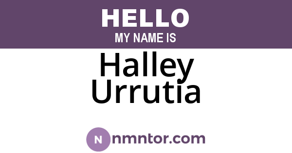 Halley Urrutia