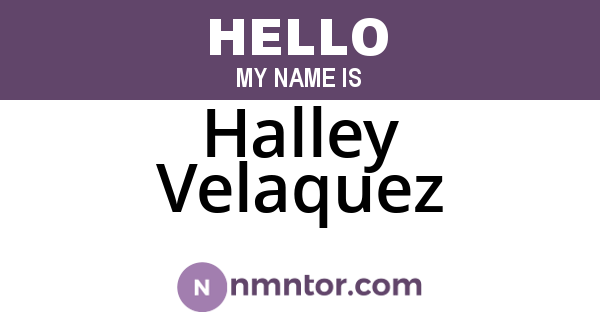 Halley Velaquez