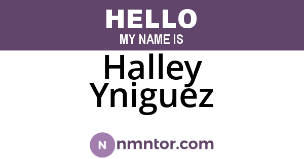 Halley Yniguez