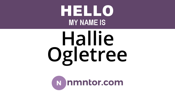 Hallie Ogletree