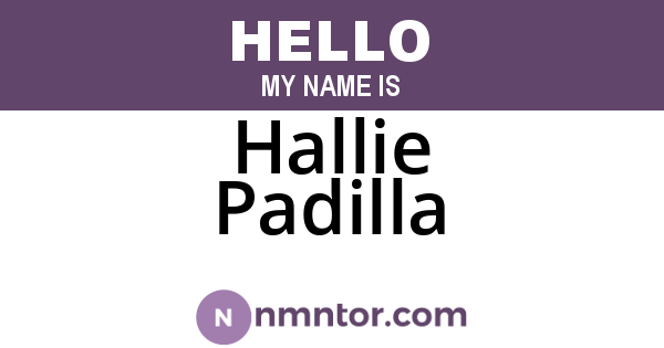 Hallie Padilla