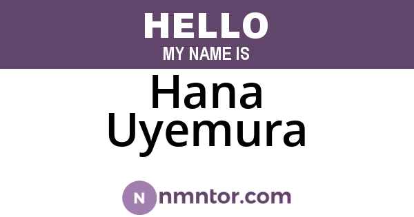 Hana Uyemura