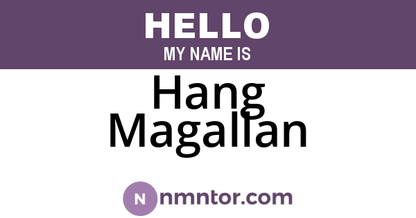 Hang Magallan