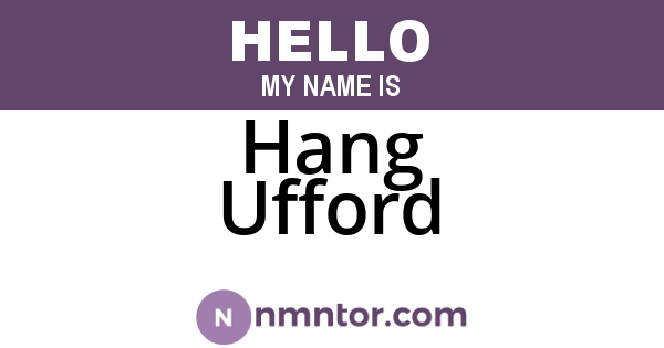 Hang Ufford