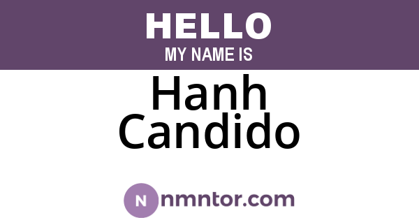 Hanh Candido