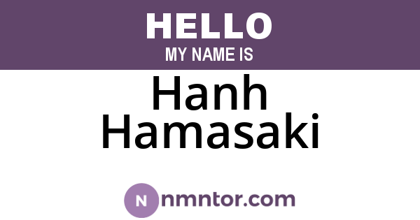 Hanh Hamasaki