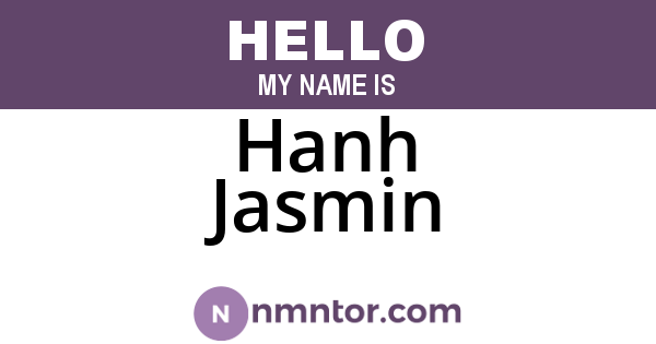 Hanh Jasmin