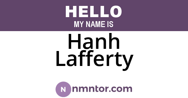 Hanh Lafferty