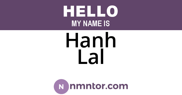 Hanh Lal