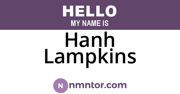 Hanh Lampkins