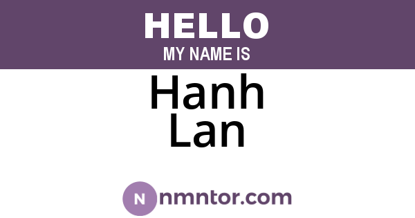 Hanh Lan