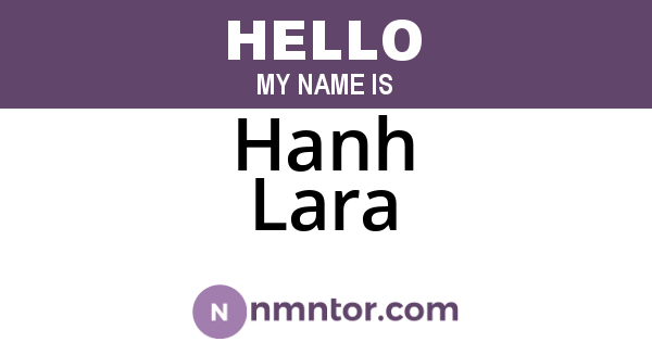 Hanh Lara
