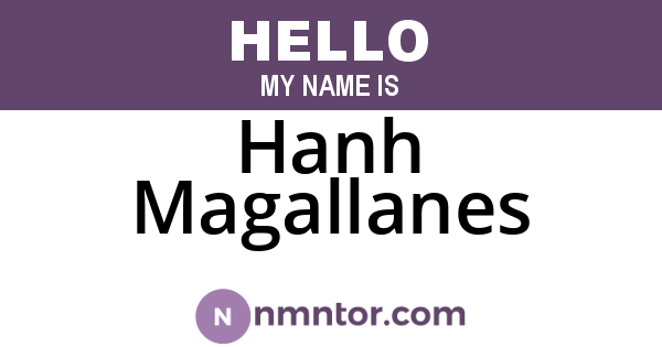 Hanh Magallanes