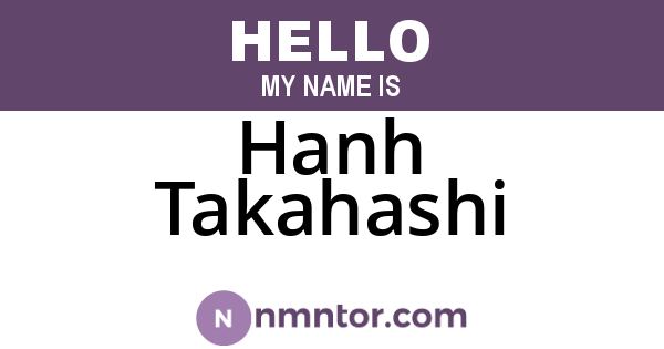 Hanh Takahashi
