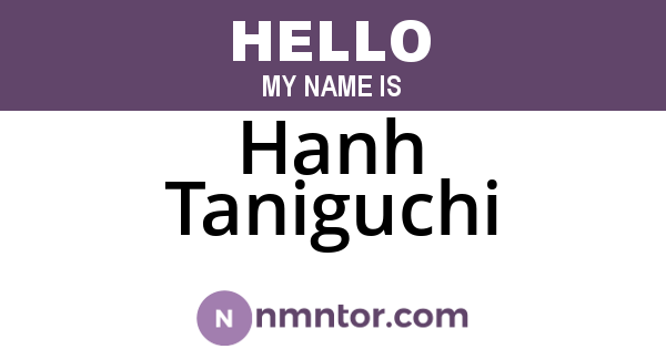 Hanh Taniguchi