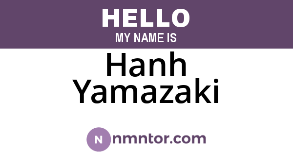 Hanh Yamazaki