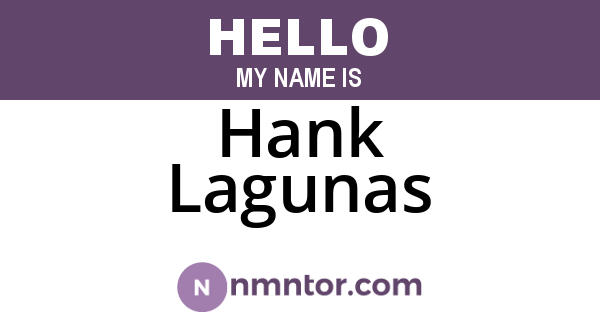 Hank Lagunas