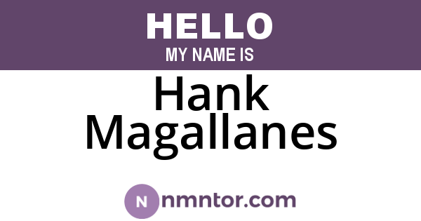 Hank Magallanes